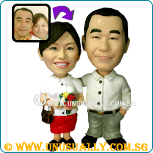Custom 3D Sweet Lovely Dad & Mum Figurines